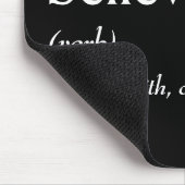 Wörterbuchdefinition Mousepad (Ecke)