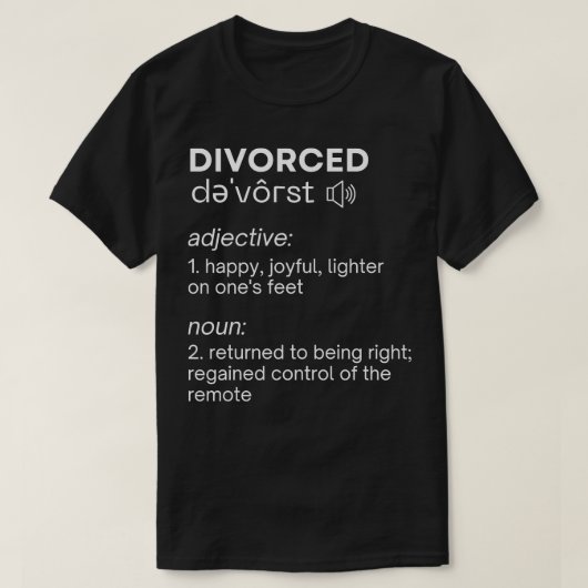 Wörterbuchdefinitionen weiß 1 T-Shirt (Design vorne)