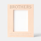 Wörterbuchdefinitionsspass für Brüder Geätzte Rahmen (Vorderseite)