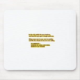 Wörtern zu den LIBERALITÄT Gelb-Red2, zum durch Mousepad