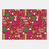 WÖRTERWÖRTERWÖRTERBUCHSTABEN GESCHENKPAPIER SET (Vorderseite)