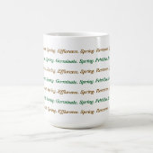 Wortfrühling Kaffeetasse (Mittel)