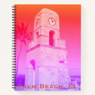 Worth Avenue Clock Tower - Palm Beach, FL Notizblock