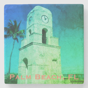 Worth Avenue Clock Tower - Palm Beach, FL Steinuntersetzer