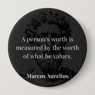 Worth definieren: Marcus Aurelius auf Werten Button