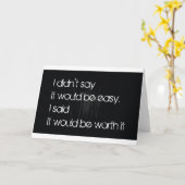 Worth It Karte (Gelbe Blume)