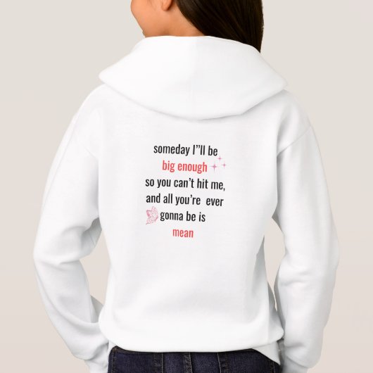 worth it | motivational  hoodie (Rückseite)