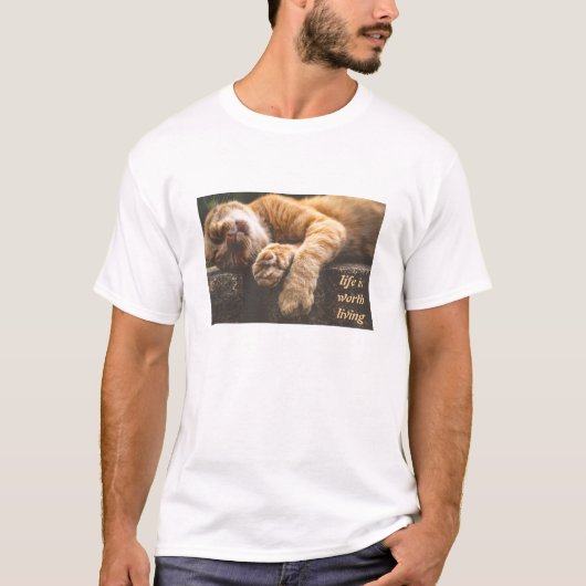 Worth Living (light) T - Shirt (Vorderseite)