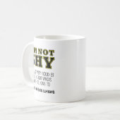 Worth spricht mit lustigen Mugs Kaffeetasse (Vorderseite Links)