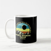 Worth Texas Total Solar Eclipse 2024 Kaffeetasse (Links)