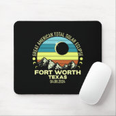 Worth Texas Total Solar Eclipse 2024 Mousepad (Mit Mouse)