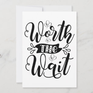 Worth the Wait Bodysuit, wert der Wartezeit Feiertagskarte