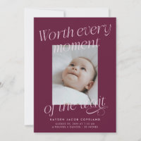 Worth The Wait Cranberry Foto Moderne Geburt