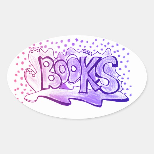 Worthandling Ovaler Aufkleber (Vorderseite)