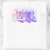 Worthandling Ovaler Aufkleber (Tasche)