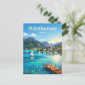 Wörthersee Österreich Postkarte (Stehend Vorderseite)