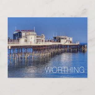 Worthing Feiertagspostkarte