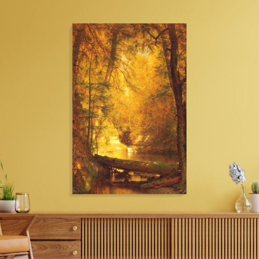 WORTHINGTHON WHITTREDGE - THE TROUT POOL - 1870 - LEINWANDDRUCK (Insitu (Wohnzimmer))