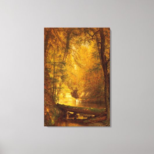 WORTHINGTHON WHITTREDGE - THE TROUT POOL - 1870 - LEINWANDDRUCK (Vorderseite)