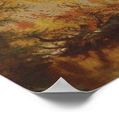 Worthington Whittredge - Herbst im Delaware Poster (Ecke)