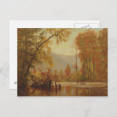 Worthington Whittredge - Herbst im Delaware Postkarte (Vorne/Hinten)