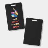 Worthy Ausweis (Vorder- & Rückseite)