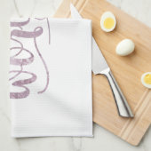 Worthy Boho Calligraphy Geschirrtuch (Viertel Falte)