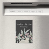 Worthy Is The Lamb Rectangle Magnet (In Situ (Geschirrspüler))