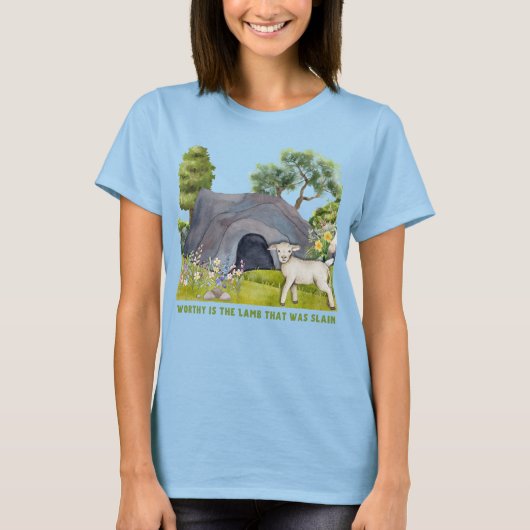 Worthy ist das Lamm T-Shirt (Vorderseite)