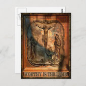 Worthy ist die Lamb-Postkarte Postkarte (Vorne/Hinten)