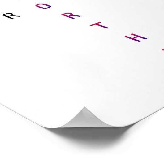 Worthy Liebe Poster (Ecke)