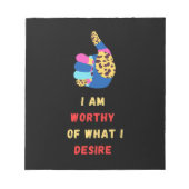 Worthy Notepad Notizblock (Vorderseite)