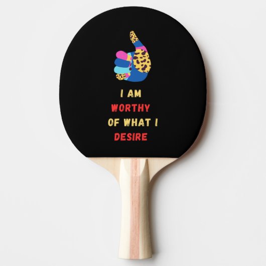 Worthy Ping Pong Paddle Tischtennis Schläger (Vorderseite)