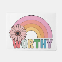 Worthy Rainbow Bloom Fußmatte