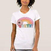 Worthy Rainbow Bloom T-Shirt (Vorderseite)