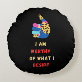 Worthy Round Pillow Rundes Kissen