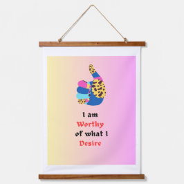 Worthy Wandteppich Mit Holzrahmen