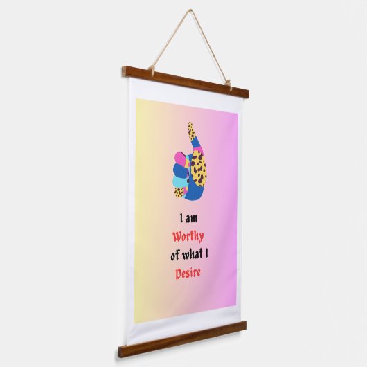 Worthy Wandteppich Mit Holzrahmen (Gewinkelt)