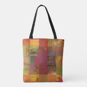 Wortjongleur-Glitch-Art-Datenkorruption-Abstrakt Tasche (Rückseite)