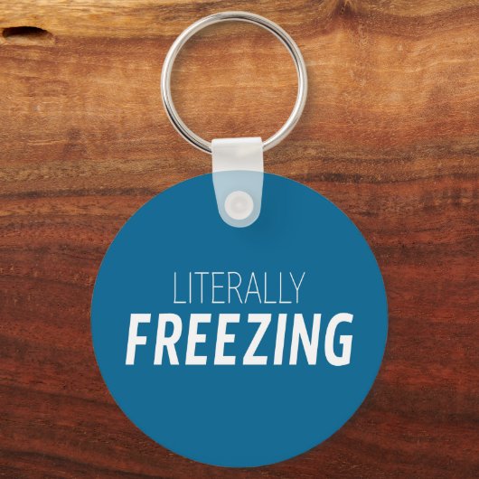 wörtlich Freezing Schlüsselanhänger (Vorderseite)