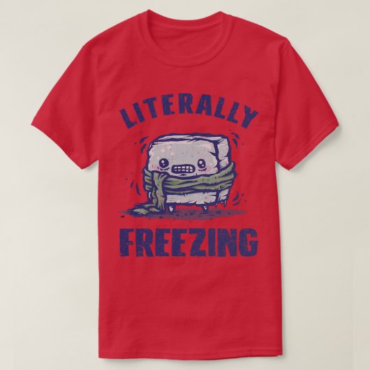 wörtlich Freezing T-Shirt (Design vorne)