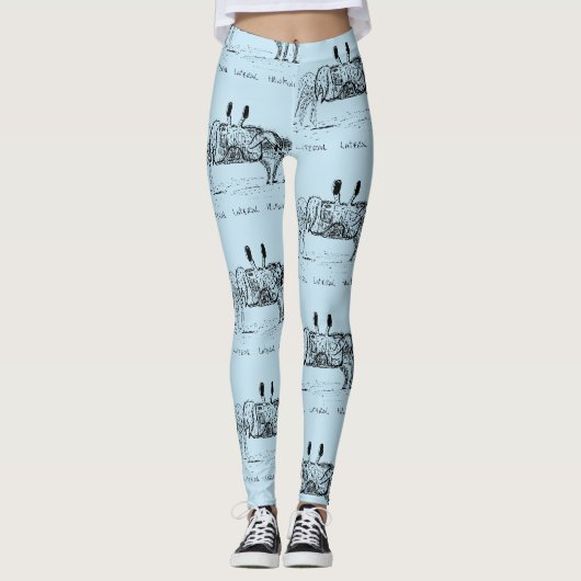 Wörtliches Laterales Denken Leggings (Vorderseite)