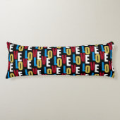 Wortmuster der Liebe Seitenschläferkissen (Vorderseite)