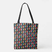 Wortmuster der Liebe Tasche (Rückseite)