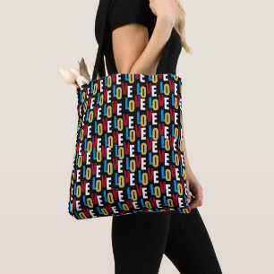 Wortmuster der Liebe Tasche