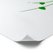 Wortposter mit Inspiration Poster (Ecke)