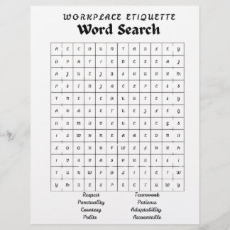 Worträtsel/Suche. Briefbogen