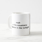 Wortschatz Kaffeetasse (Vorderseite Links)