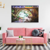 Wortspiel Leinwanddruck (Insitu (Wohnzimmer))