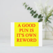 Wortspiel Postkarte (Stehend Vorderseite)